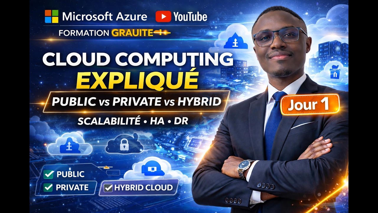 C’est Quoi le Cloud Computing ? Public, Private, Hybrid, RPO, RTO, SLA – Formation Azure Jour 1