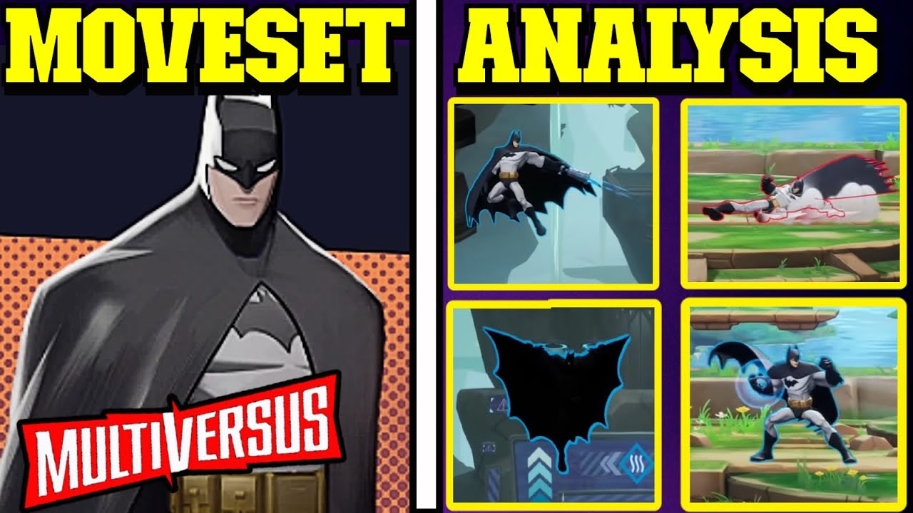 MULTIVERSUS | BATMAN Moveset Analysis Breakdown