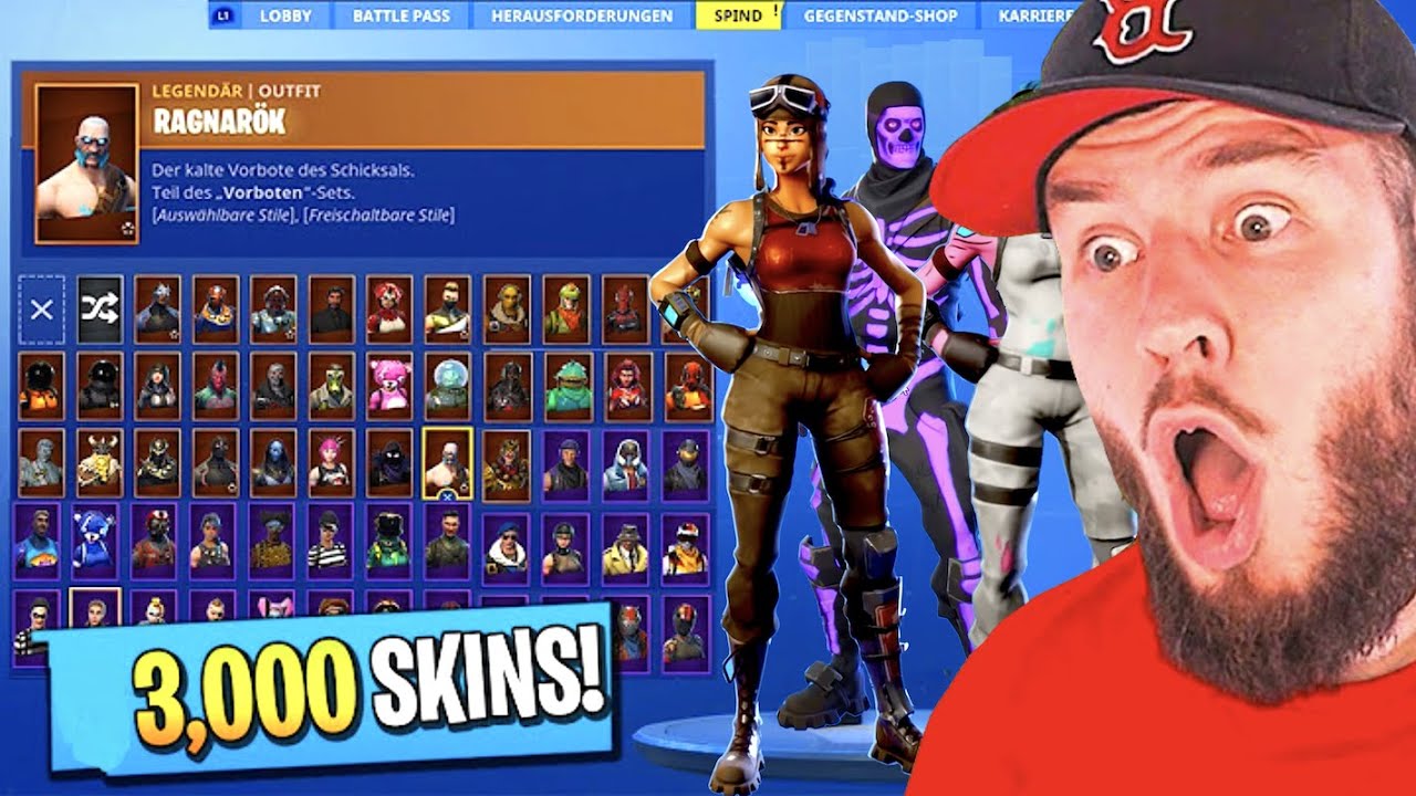 ER HAT RENEGADE RAIDER und OG SKULL TROOPER!😡 Mein FORTNITE SPIND vs SEIN SPIND!