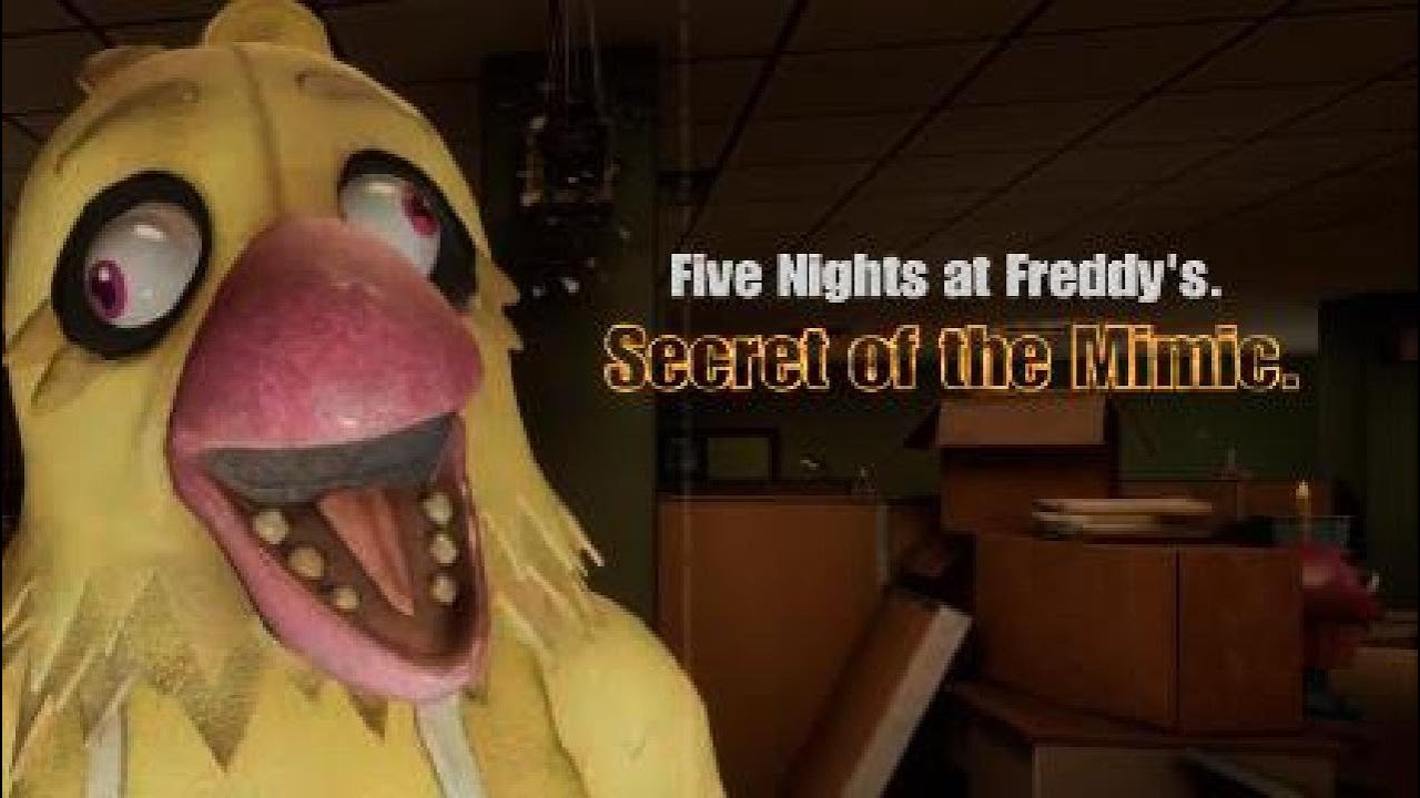 Five Nights at Freddy's. Secret of the Mimic. 5th night shift. Chica makes me RAGE!!!!
