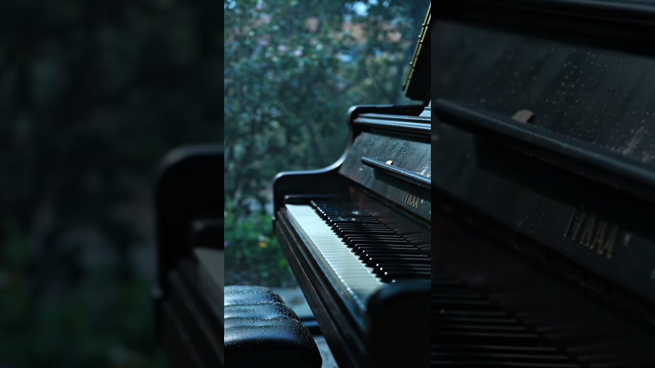 Deep Sleep Music | 15 Min Rain + Soft Piano for Stress Relief