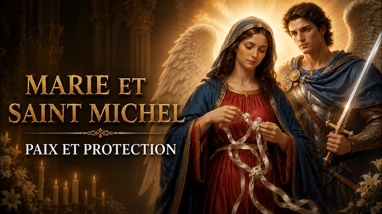PRIÈRE POUR DÉBLOQUER TOUTE SITUATION IMPOSSIBLE🙏MARIE QUI DÉFAIT LES NŒUDS & SAINT MICHEL ARCHANGE