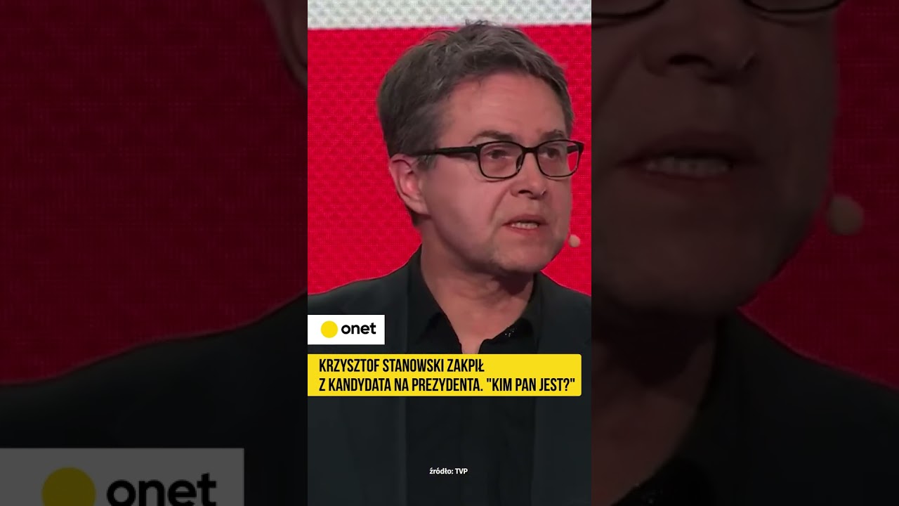 Krzysztof Stanowski zakpił z kandydata na prezydenta. 