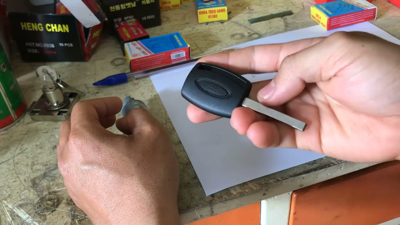 Use LISHI HU101 to make Ford Ranger key