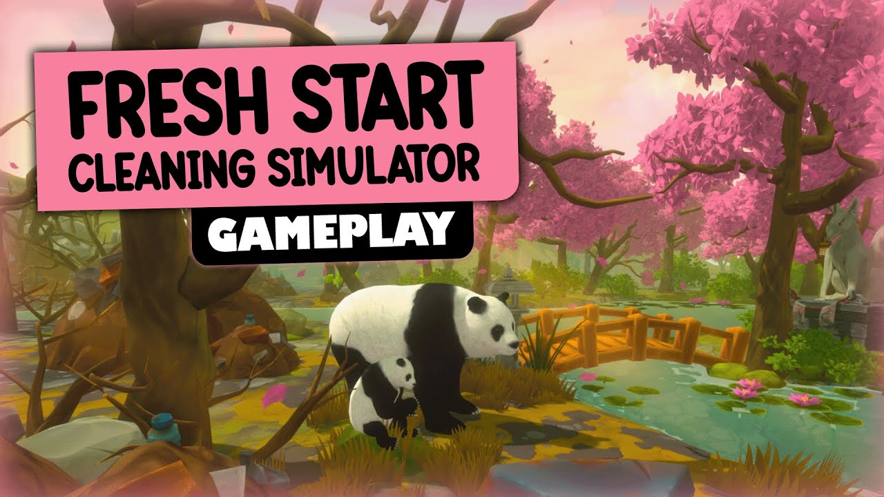 First 3 Maps in FRESH START CLEANING SIMULATOR | Switch Gameplay