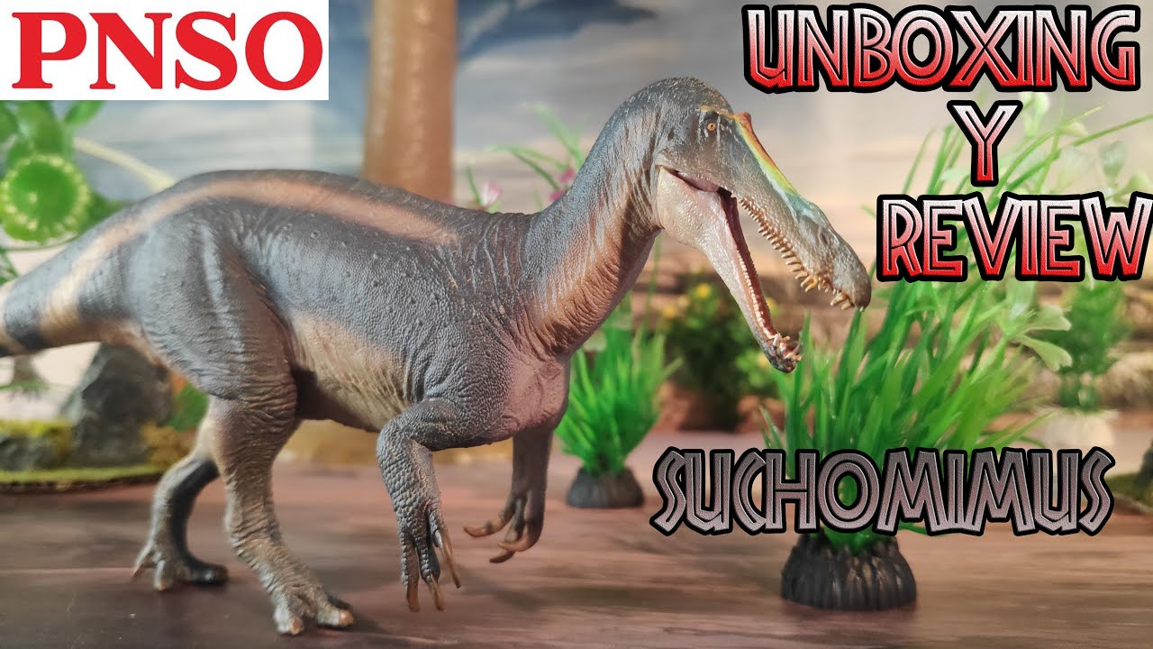 UNBOXING Y REVIEW THABO EL SUCHOMIMUS DINOSAURIOS!!! \\ PNSO