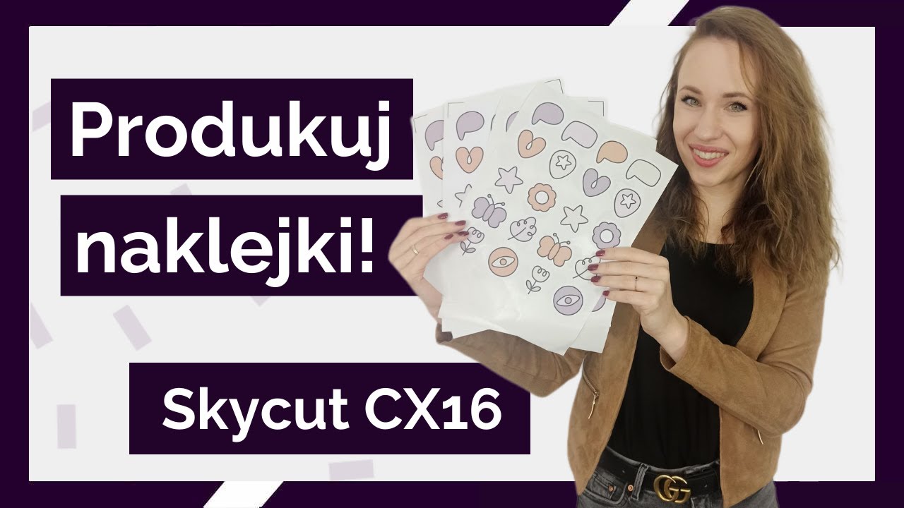 Skycut CX16 + autofeeder - produkuj naklejki w domu!