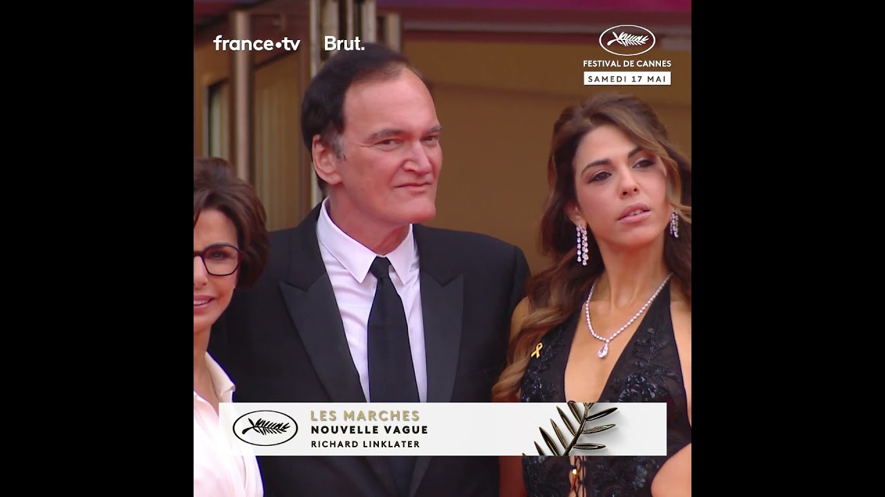 Le c&eacute;l&egrave;bre r&eacute;alisateur Quentin Tarantino en compagnie de Rachida Dati, ministre de la culture !