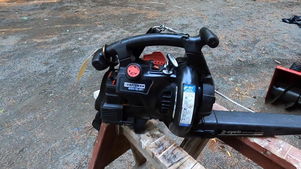 Craftsman incredi-pull 32cc leaf blower wont start.