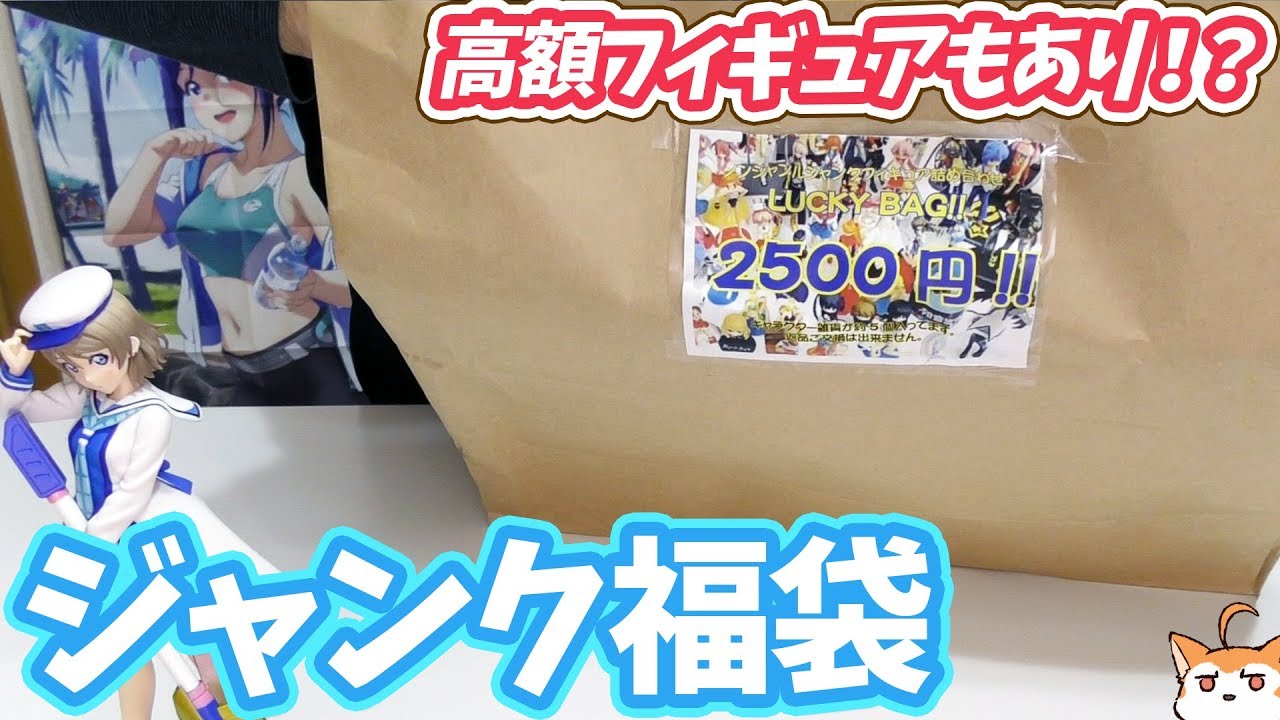 ジャンクフィギュア福袋2つ開けてみたら意外と高額なメーカー品も入ってる！？
