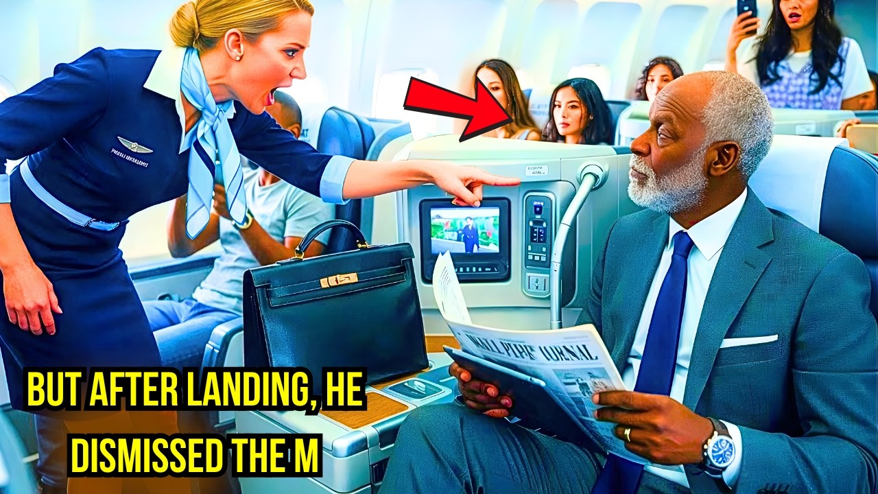 An elderly Black man was mistaken for a low-income passenger — but after landing, he dismissed them