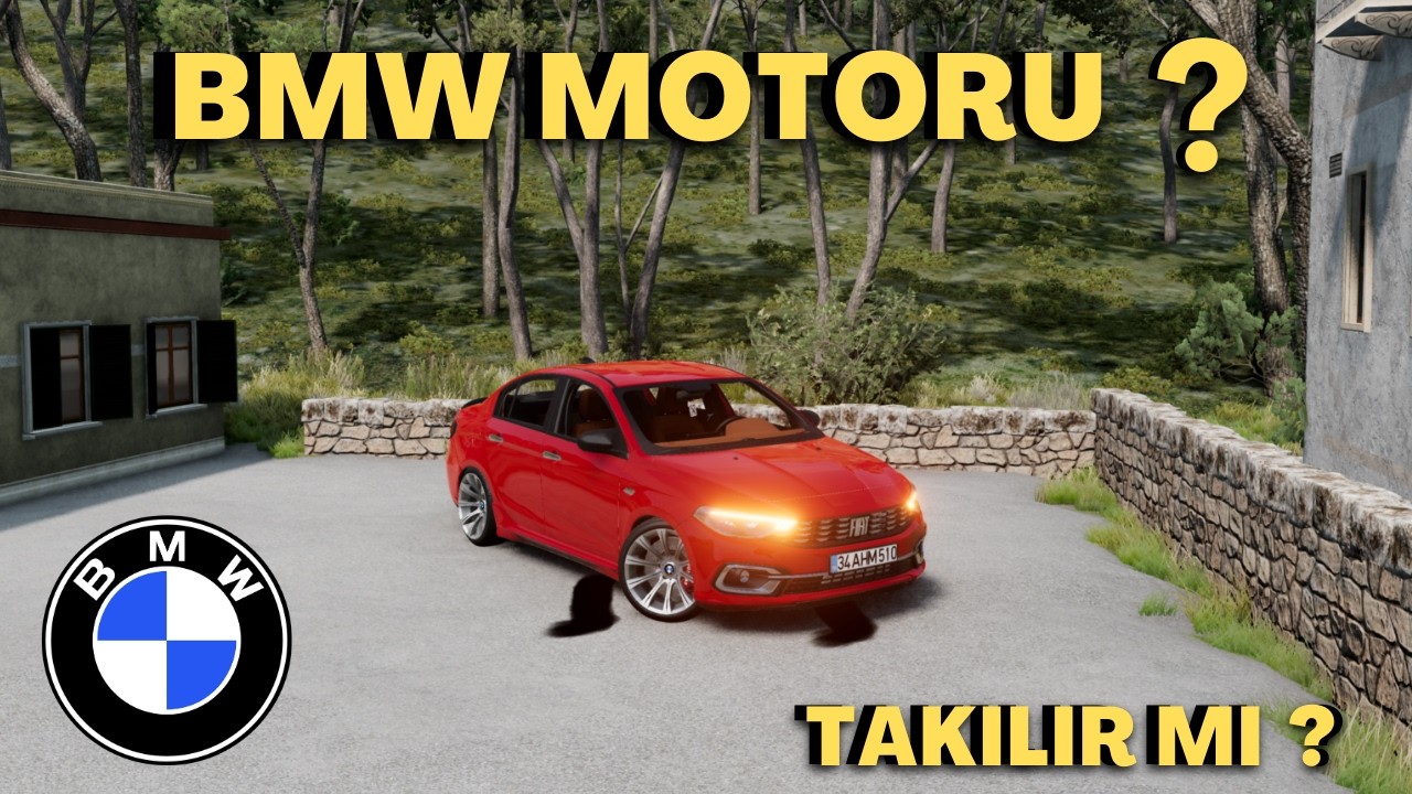 EGEA’YA BMW F10 MOTORU TAKMAK ?| BeamNG.drive