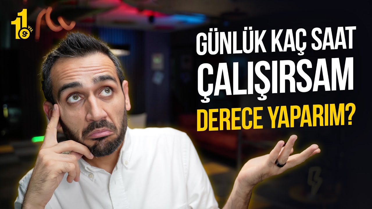 Günlük Kaç Saat Çalışmalıyım?