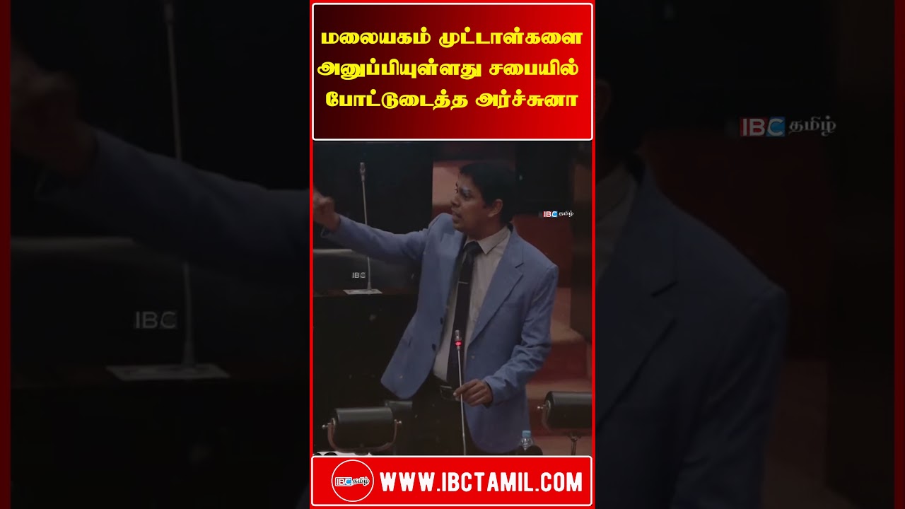 மலையகம் முட்டாள்களைஅனுப்பியுள்ளது சபையில் போட்டுடைத்த அர்ச்சுனா!