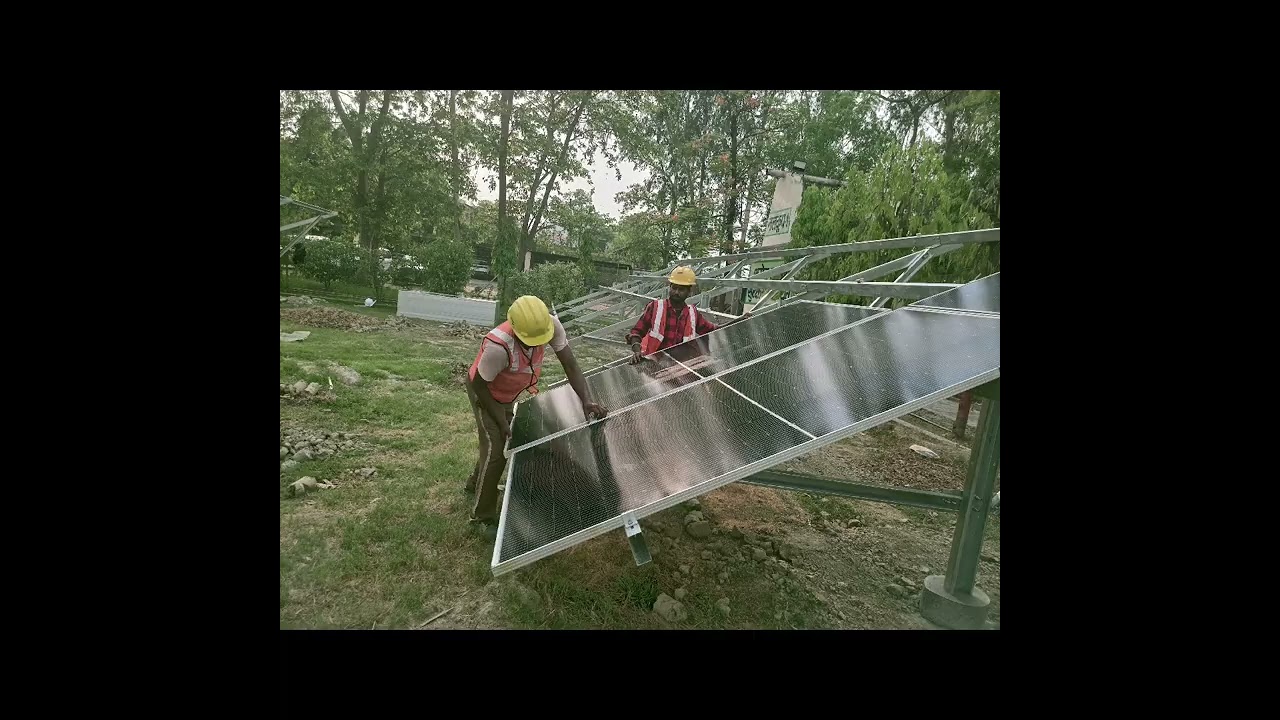 50KW Ground mount project, from installation to commissioning video