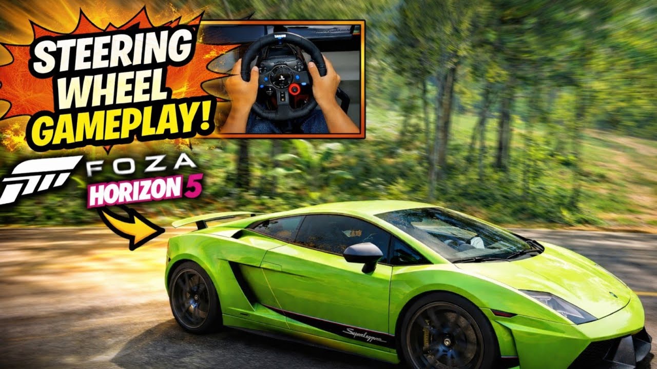 I Didn’t Expect This From the Lamborghini Gallardo | Steering Wheel Gameplay | FH5