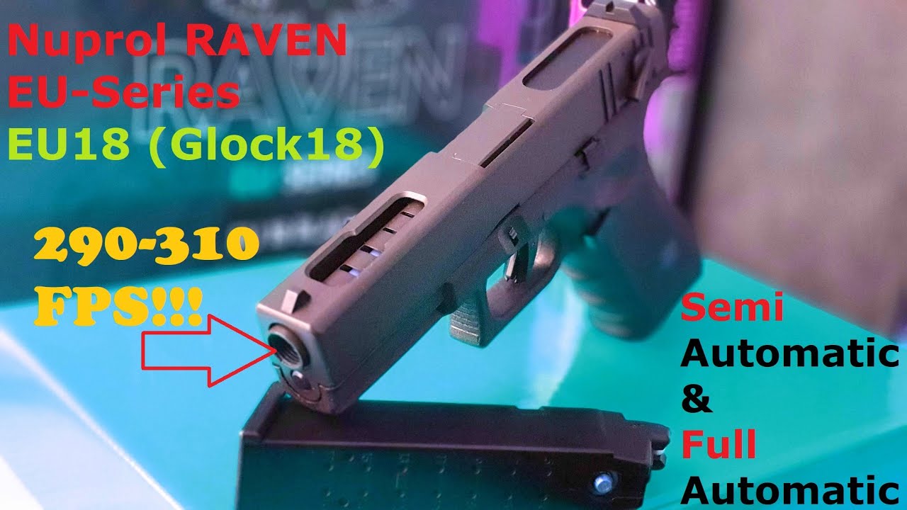Raven EU-Series Glock18 Gas Blowback Pistol
