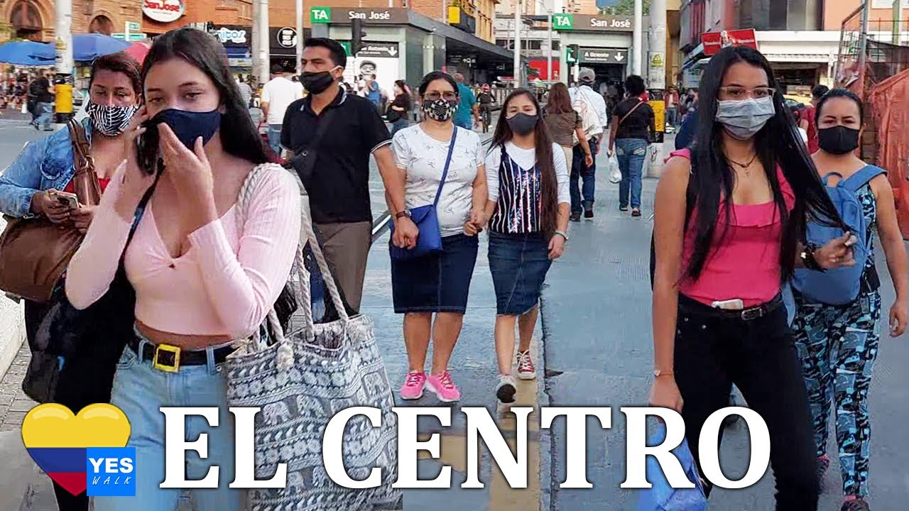 EL CENTRO - Downtown Medellin Colombia - October 2020 PART 3 [4K]