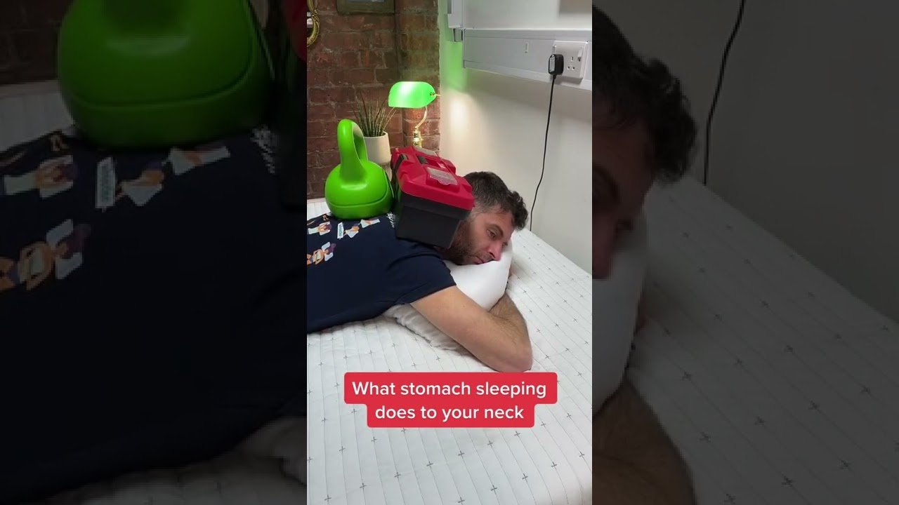 What stomach sleeping does to your neck