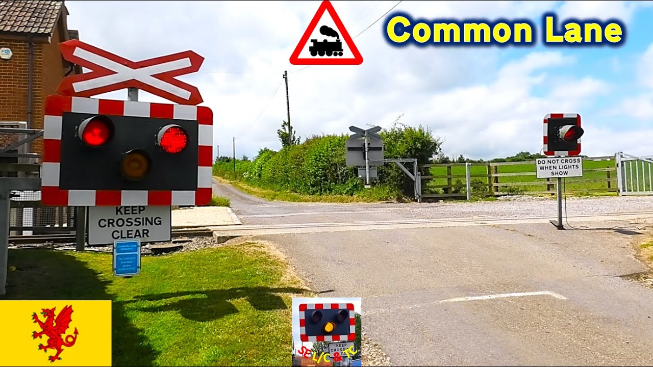 Bizarre Crossing: Common Lane Level Crossing, Gartell Light Railway (Somerset)