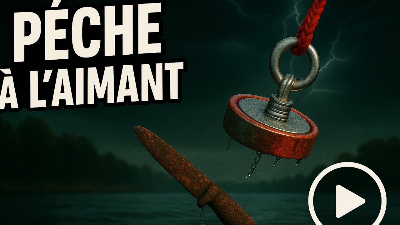 On aurait jamais du venir pêcher ici avec nos aimants…