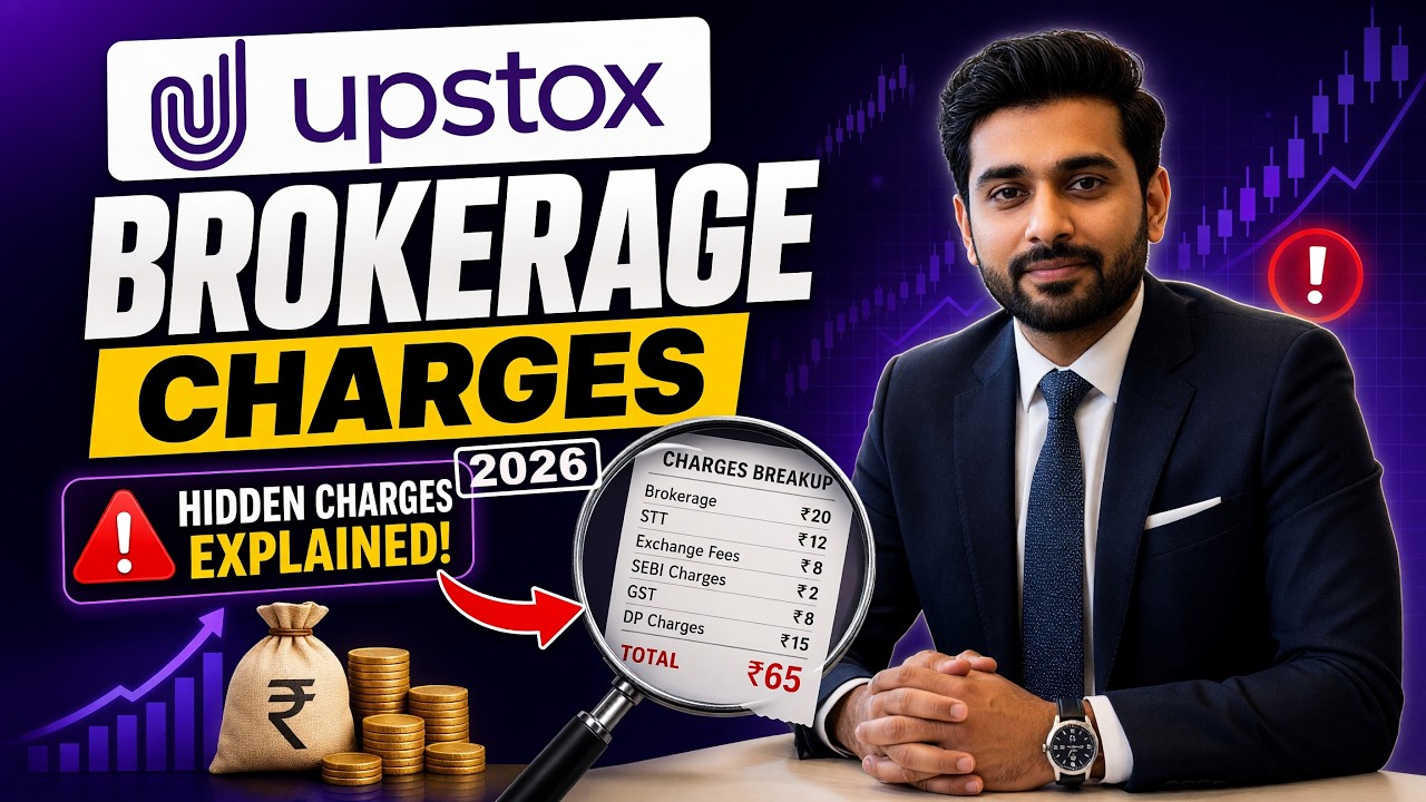 Stop Overpaying! Upstox Brokerage Charges Explained (2026)
