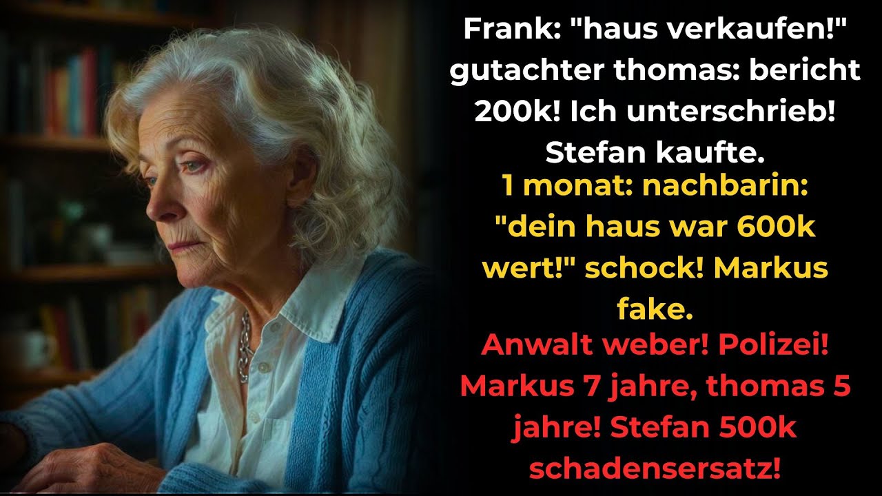 Ich habe mein Haus für 200.000 € verkauft – einen Monat später sagte mein Nachbar etwas, das…