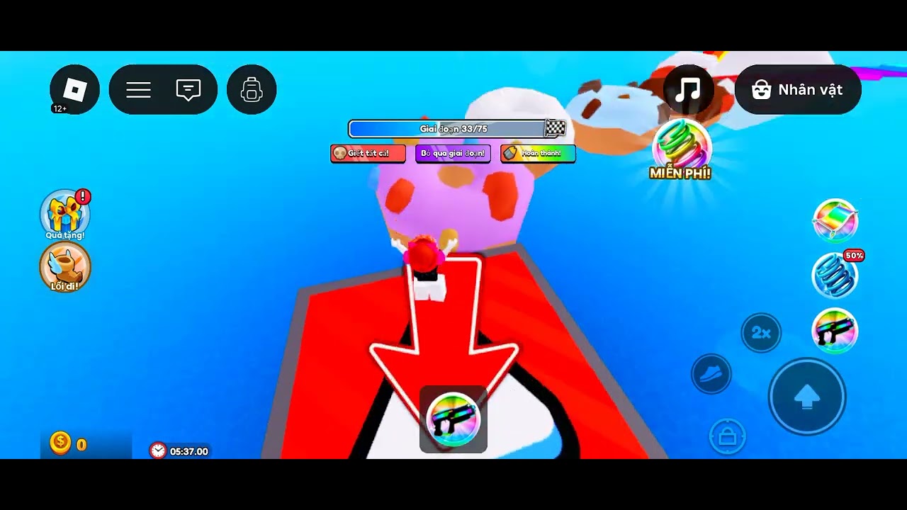 Hoàn thành obby trong vòng 3s