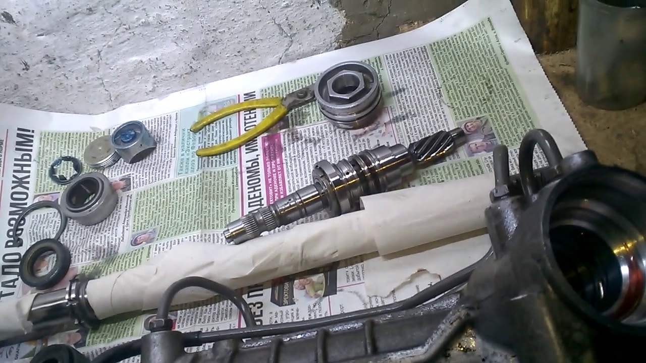 1 часть. Уставнока рейки ГУР вместо ЭУР Corolla 2003 NZE121