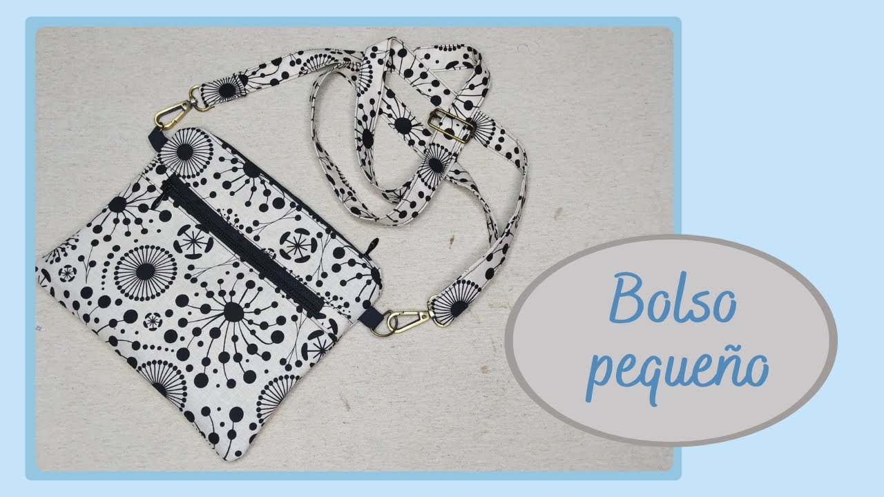 Como hacer un bolso pequeño y comodo paso a paso