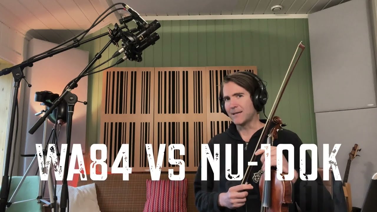 Microphone test PT 1. The best microphone for fiddle/violin? WA-84 vs NU-100K