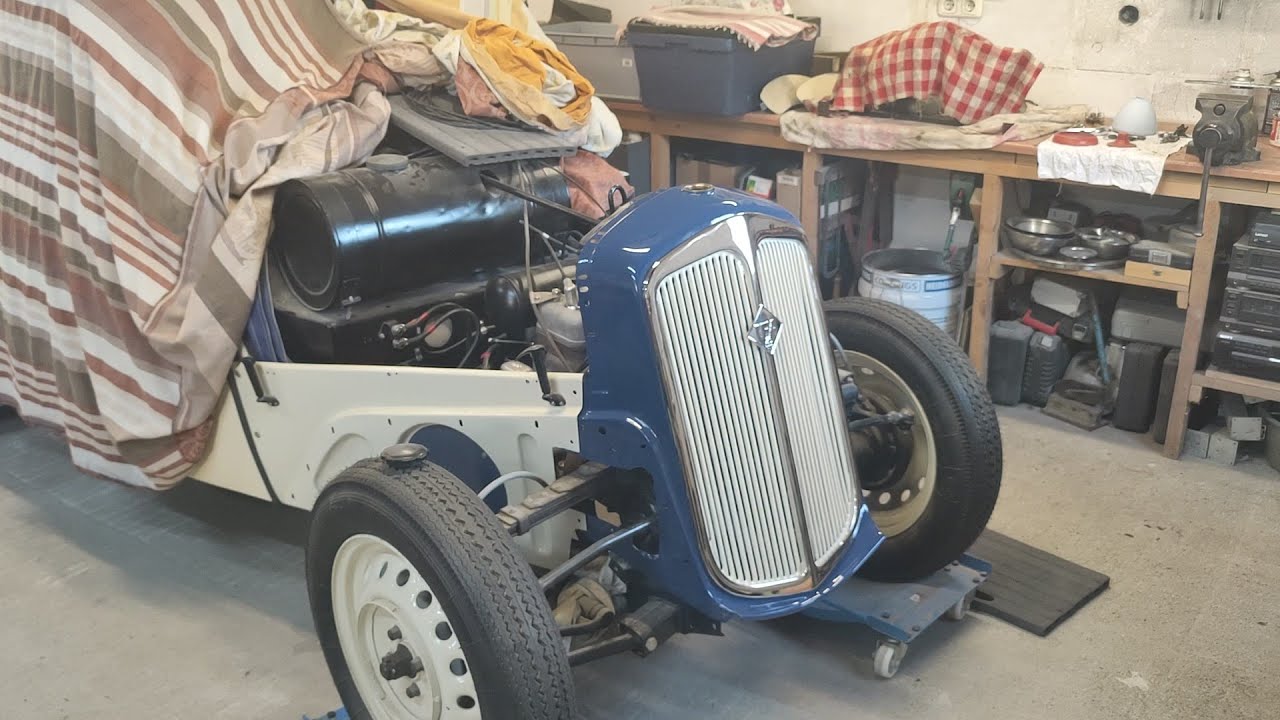 Restoration DKW IFA F8 Cabrio #25 Front 1.Teil