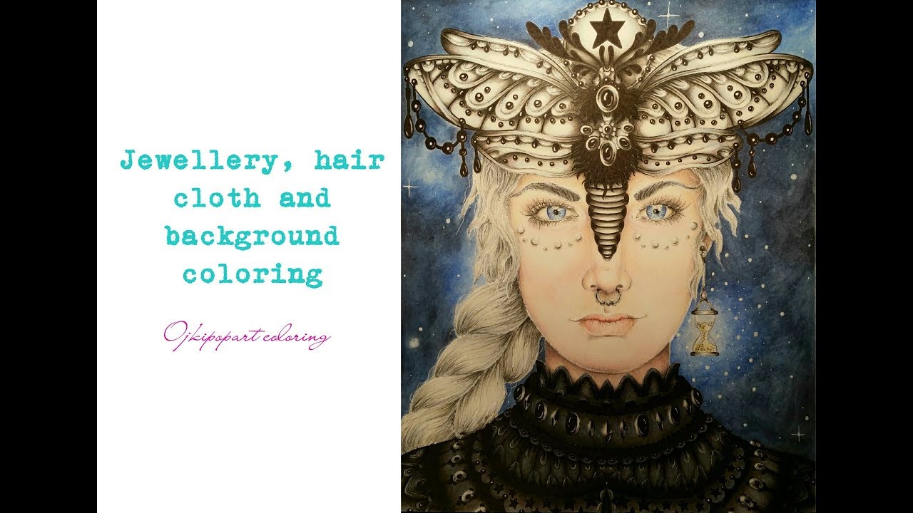 Jewellery, hair, cloth and background coloring based on Magisk Gryning