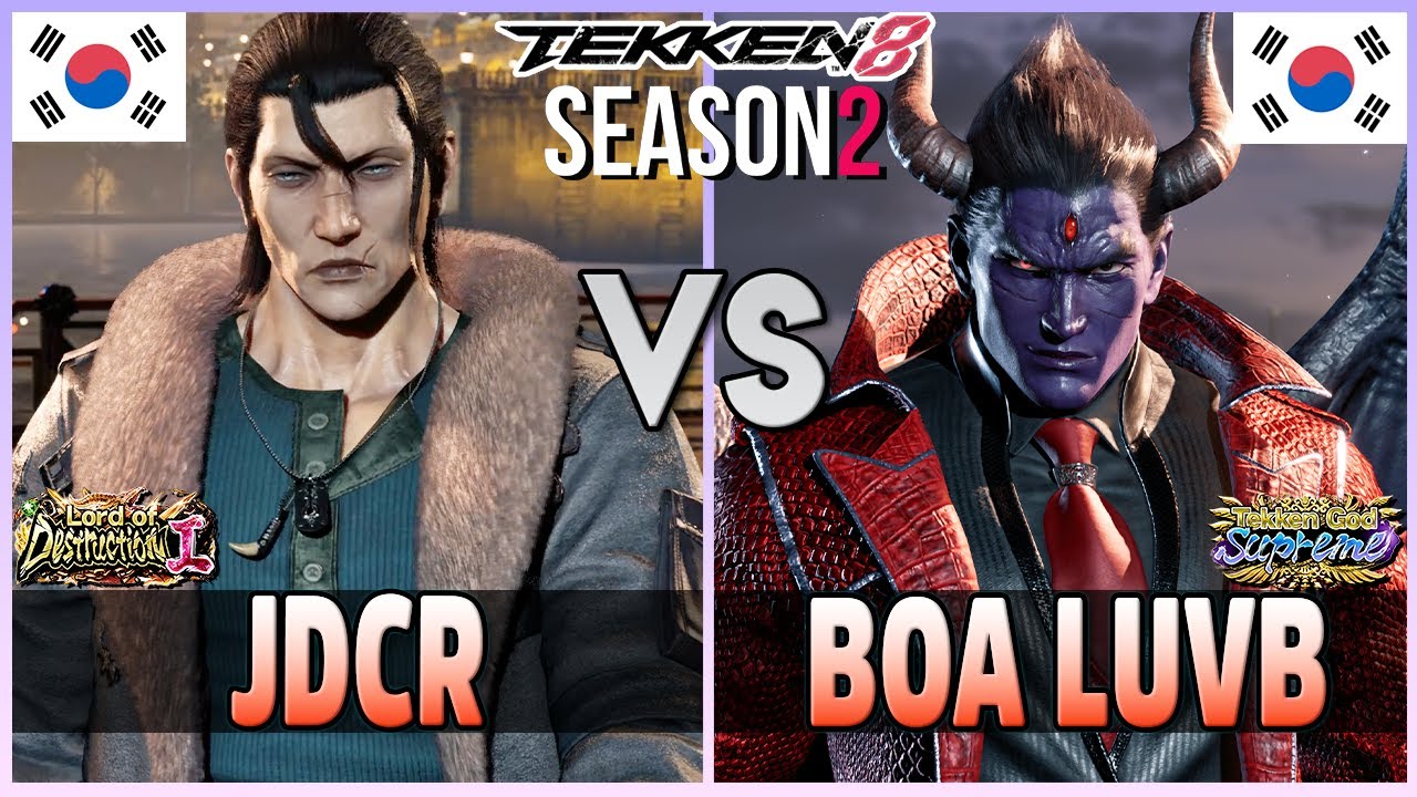 Tekken 8  ▰  JDCR (Dragunov) Vs BOA LUVB (Kazuya) ▰ Player Matches!