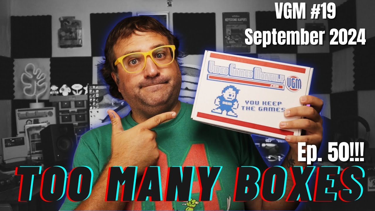 Распаковка 50-й коробки Too Many Boxes! Оставайтесь бодрыми! #CannedBeef Видеоигры Ежемесячный вы...