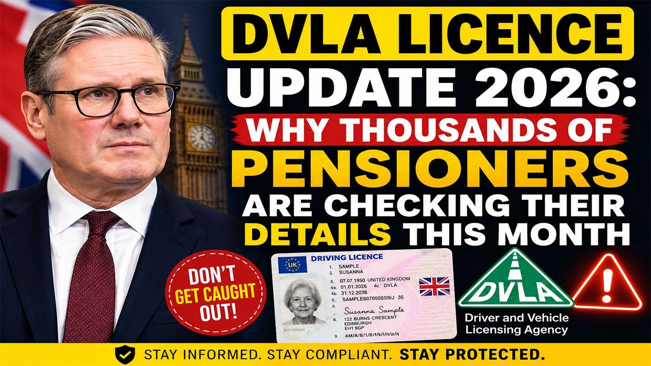 Обновление информации о лицензиях DVLA на 2026 год: Тысячам пенсионеров настоятельно рекомендуетс...