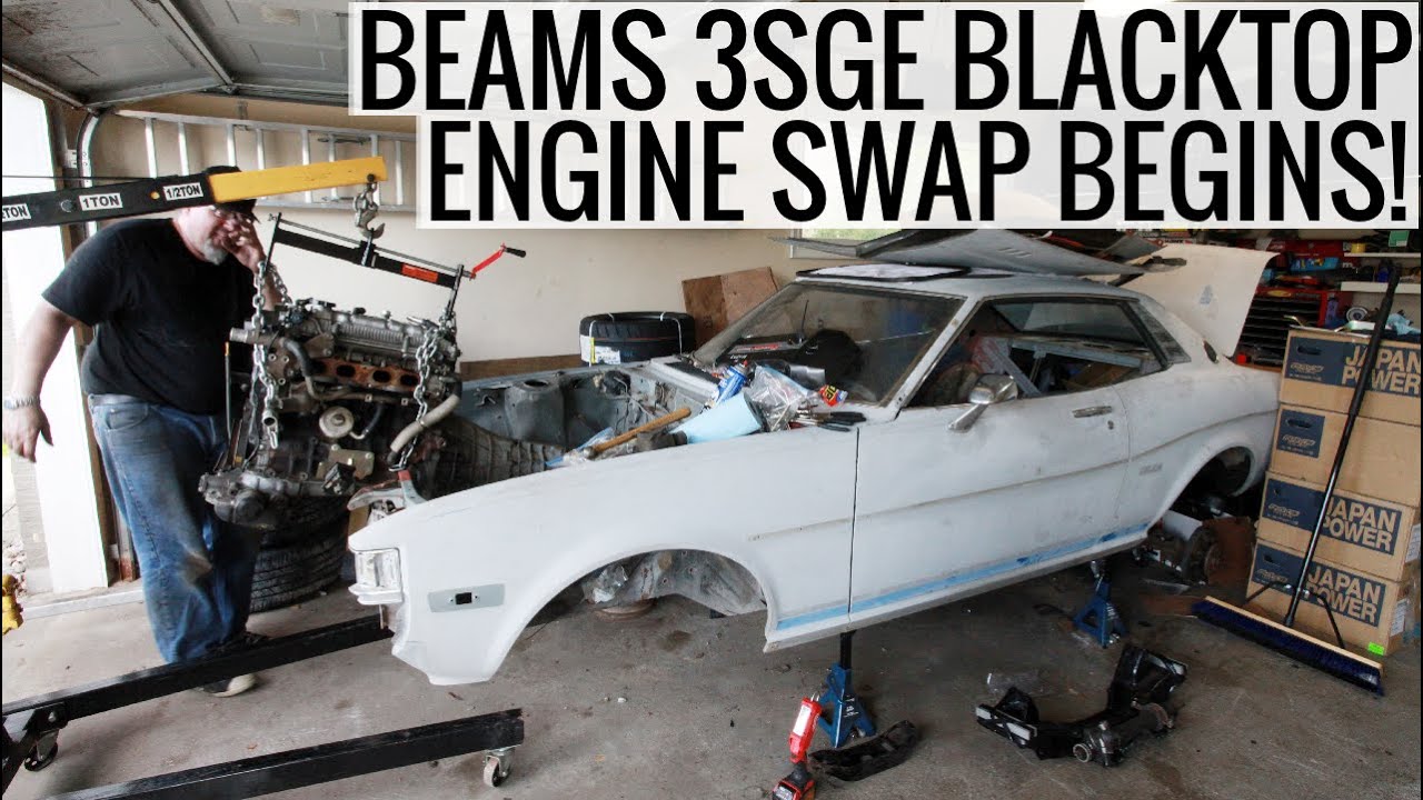 Beams 3SGE Engine Swap Part 1 - RA24 Celica Project