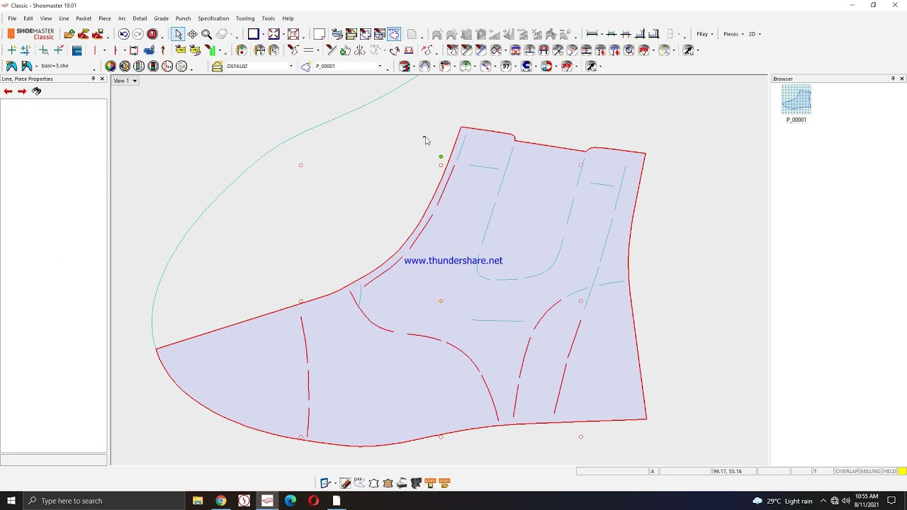 SHOE CAD DESIGNING