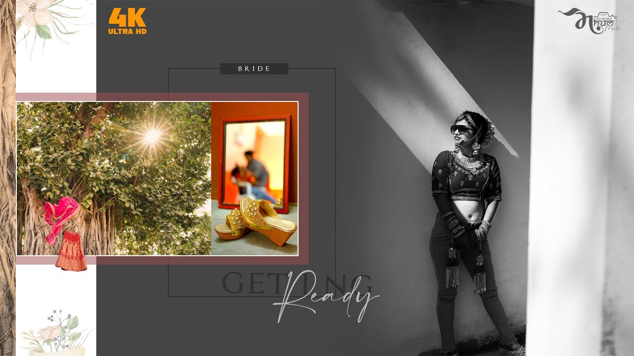 BRIDE Getting Ready Shoot for Wedding || KOMAL || Cinematic Video | 4K | @MehulmaliPhotography