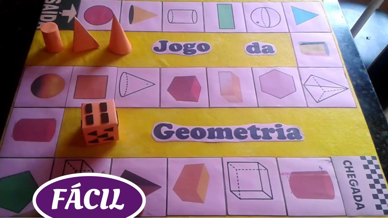 JOGO DA GEOMETRIA - FÁCIL DE FAZER | Por Professor em Sala