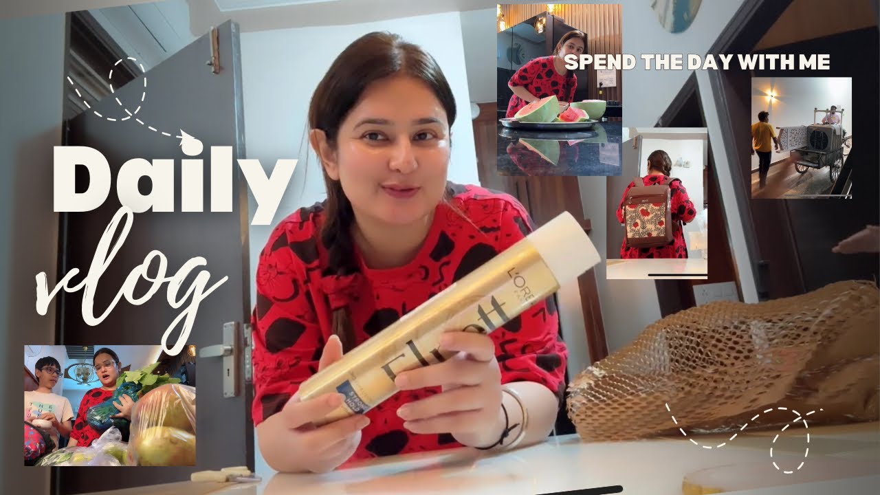 Vlog / Aj Aarav Se ladai ho gai 😡 / Zouk Backpacks for Women / SWATI BHAMBRA VLOGS