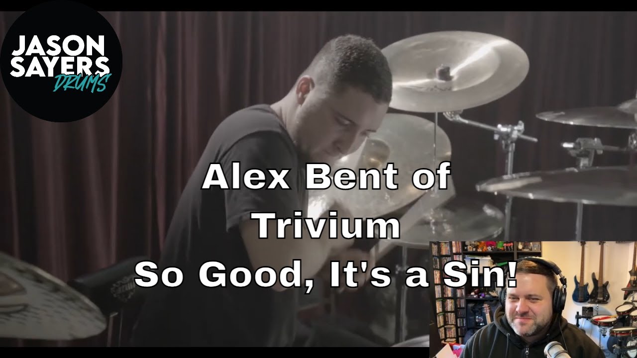 Drummer reacts to Alex Bent - The Sin and the Sentence (Trivium)