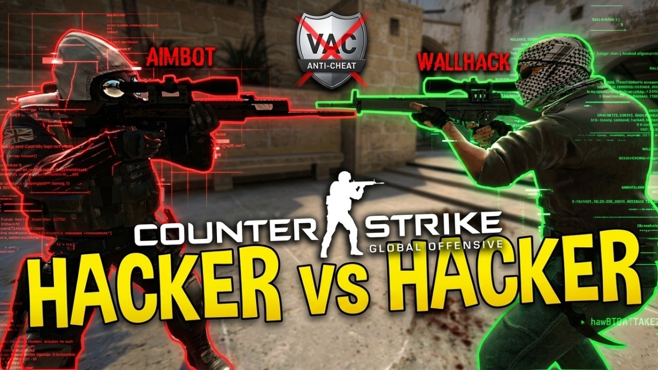 CS:GO Hacker vs Hackers in Competitive Match!