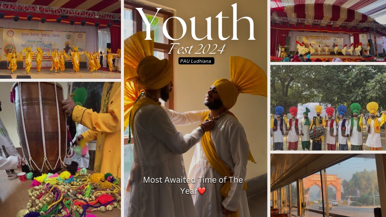 And The Youth Fest’s Here❤️|Chitkara-PAU Ludhiana📍|Punjab State Inter-Versity Youth Festival 2024✨
