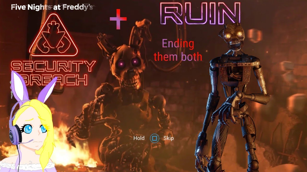 Five Nights Security Breach+ Ruin FINAL/ ROXY almost ended AND SAVED ME?
