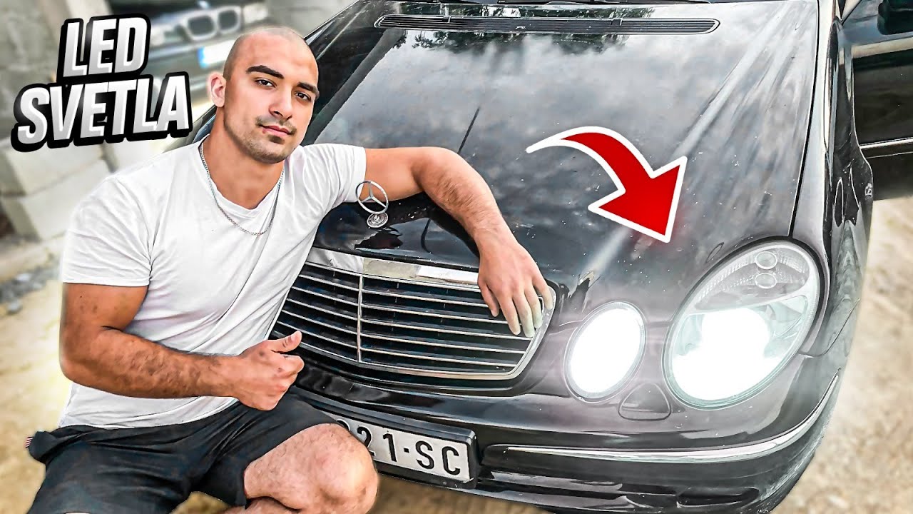 STAVLJAM LED SVETLA NA MERCEDESU