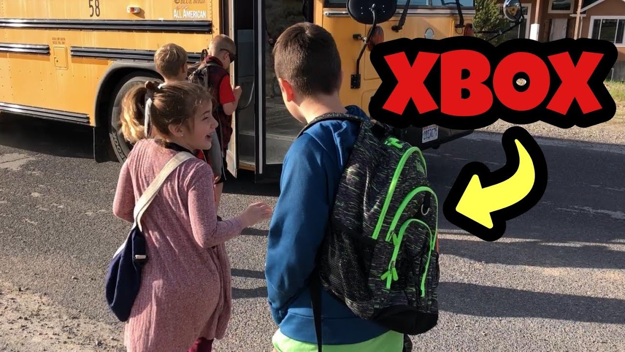 Kid Temper Tantrum Sneaks Xbox During First Day At His New School  [Original]
