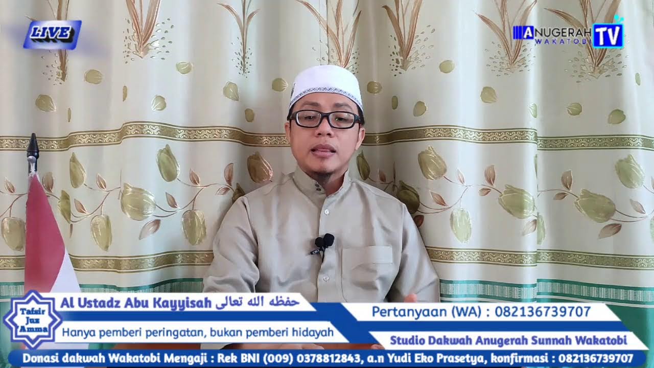 Hanya pemberi peringatan, bukan pemberi hidayah, Tafsiir Juz 'Amma - Syaikh Muhammad Al 'Utsaimin
