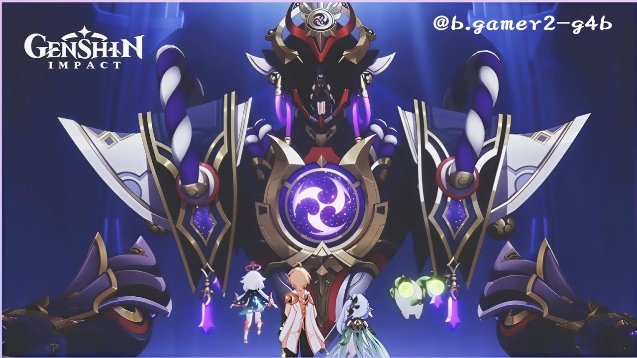 Scaramouche vs Nahida & Traveler / Scaramouche Boss Fight I GenshinImpact 🥵#genshinimpact #gaming 