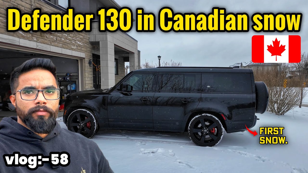 Defender 130 in Snow | Blue Mountain Road Trip | Aryan R Yaduvanshi's Vlogs